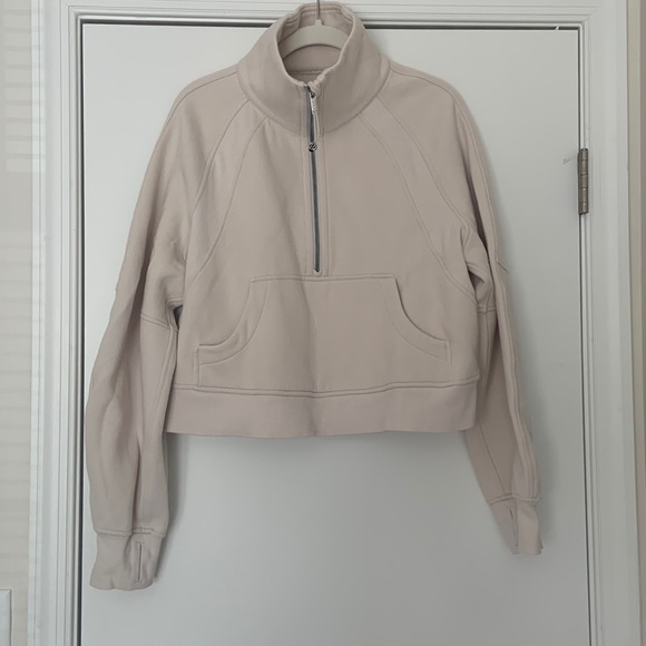 Lululemon Scuba Oversized Funnel Neck in White Opal - Picture 3 of 10